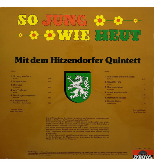 Hitzendorfer Quintett - So jung wie heut