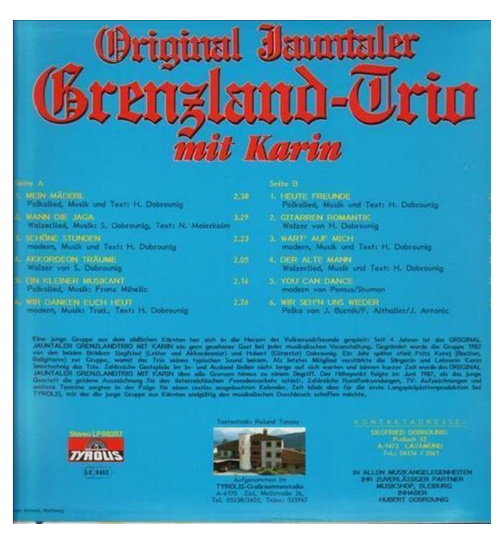 Original Jauntaler Grenzland-Trio mit Karin - Freude mit Musik