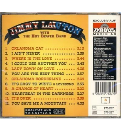 Jimmy Lawton & Hot Beaver Band - A change of heart