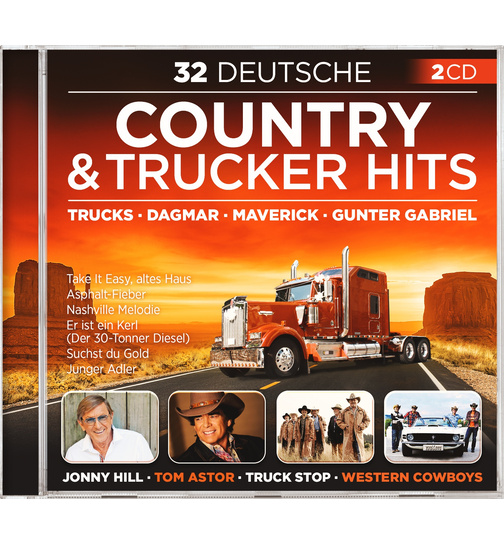 Diverse Interpreten - 32 Deutsche Country & Trucker Hits