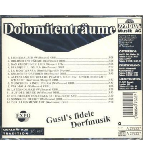 Gustls frhliche Dorfmusik - Dolomitentrume